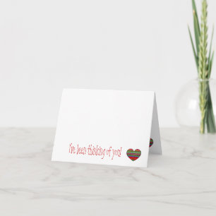 Cartão Eu estive pensando em você