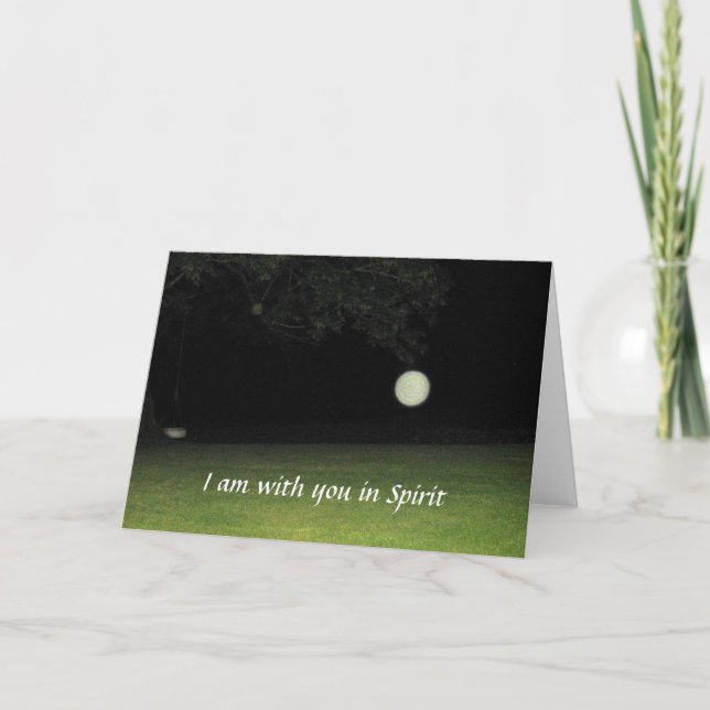 Cartão "Eu estou com você no Espírito" (Frente)