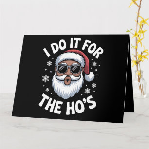 Cartão Eu Faço Isso Pelo Natal Afro-Americano