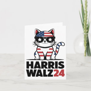 Cartão Eu Falando Kamala Harris Presidente Comma La Ameri