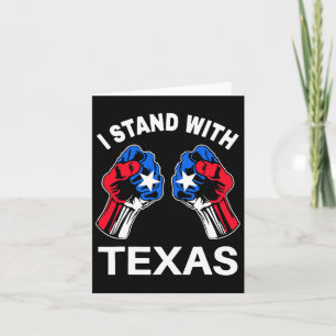 Cartão Eu Fico Com Texas Funny Texas Flag Texan Pride Bo