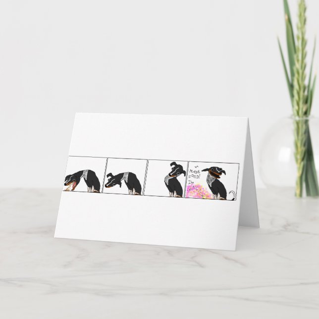 Cartão "Eu fiz comida" (Frente)