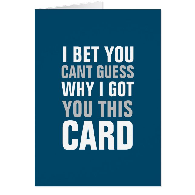 Cartão Eu ganho (Frente)