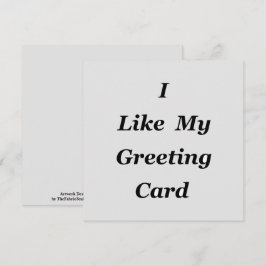 Cartão Eu Gosto do Meu