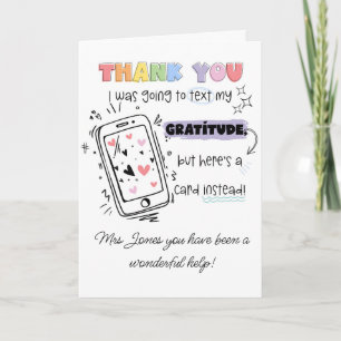 Cartão Eu ia mandar SMS para o professor SENCO SEN