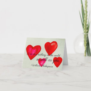 Cartão Eu não amo nada no mundo tão bem quanto você. 