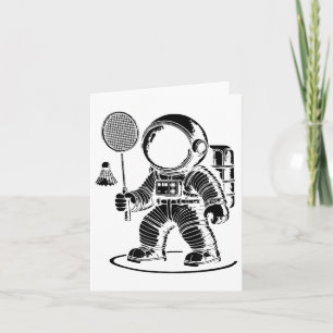 Cartão Eu Não Sou Baixo Eu Sou Um Jogador De Badminton Ra