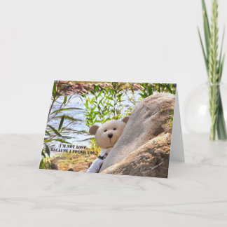 Cartão Eu NÃO SOU PERDIDO… PORQUE EU O ENCONTREI!