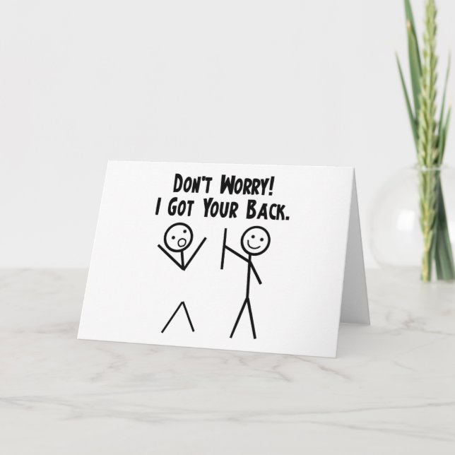 Cartão Eu obtive sua parte traseira! (Frente)