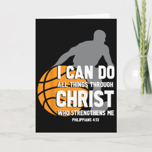Cartão Eu Posso Fazer Tudo Através Do Cristo Christian By