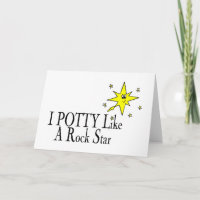 EU POTTY gosto de uma estrela do rock