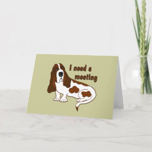 Cartão Eu Preciso de uma Reunião
