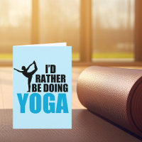 Eu Preferiria Estar Fazendo Yoga Aniversário Fofo