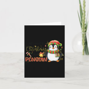 Cartão Eu Quero O Natal É Um Pinguim Feliz Natal