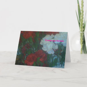 Cartão Eu quero que você receba cartas para sempre