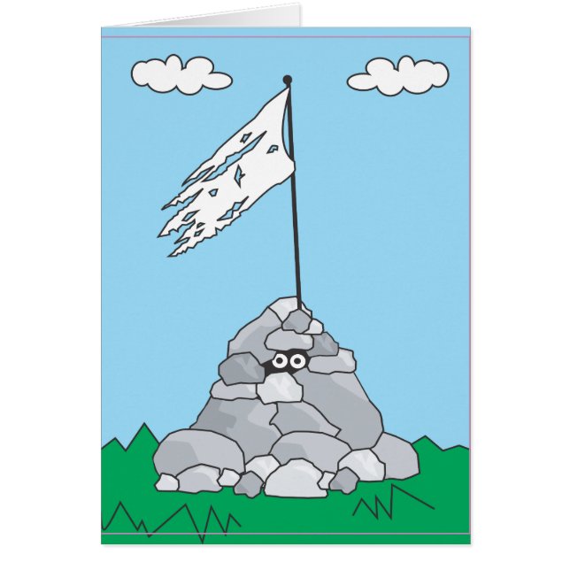 Cartão Eu rendo-me (Frente)