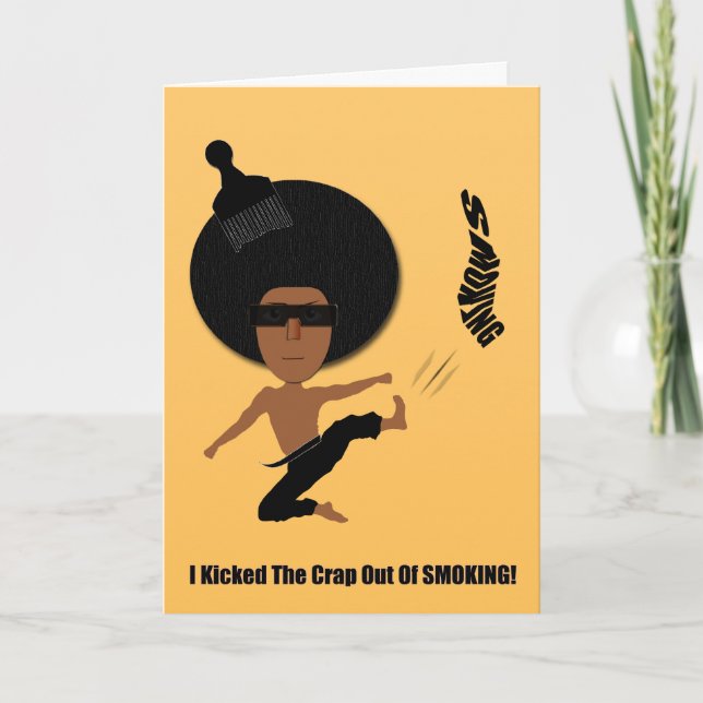 CARTÃO EU RETROCEDI O EXCREMENTO FORA DO FUMO (Frente)