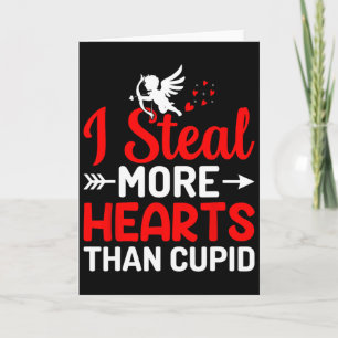 Cartão Eu Roubo Mais Corações Do Que Cupido