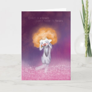 Cartão Eu sei que você está triste