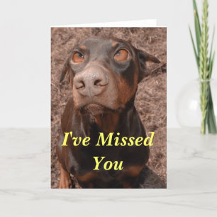 Cartão Eu senti sua falta