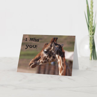 Cartão Eu sinto sua falta!