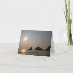 Cartão "Eu Sinto Sua Falta" - Costa do Oregon