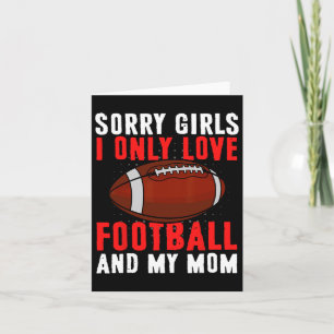 Cartão Eu Só Amo Futebol E Minha Mãe Dia dos Namorados Fo