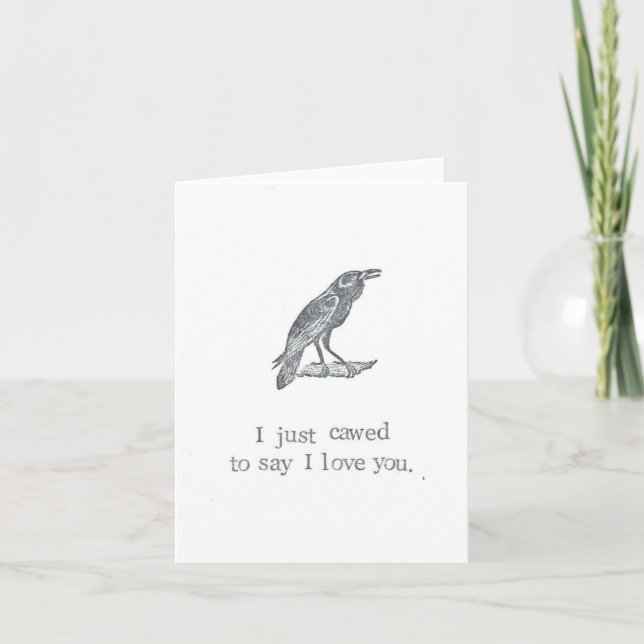Cartão Eu Só Cawei Dizer Que Te Amo (Frente)
