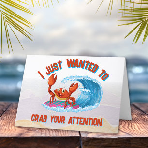 Cartão Eu Só Queria Chamar Sua Atenção