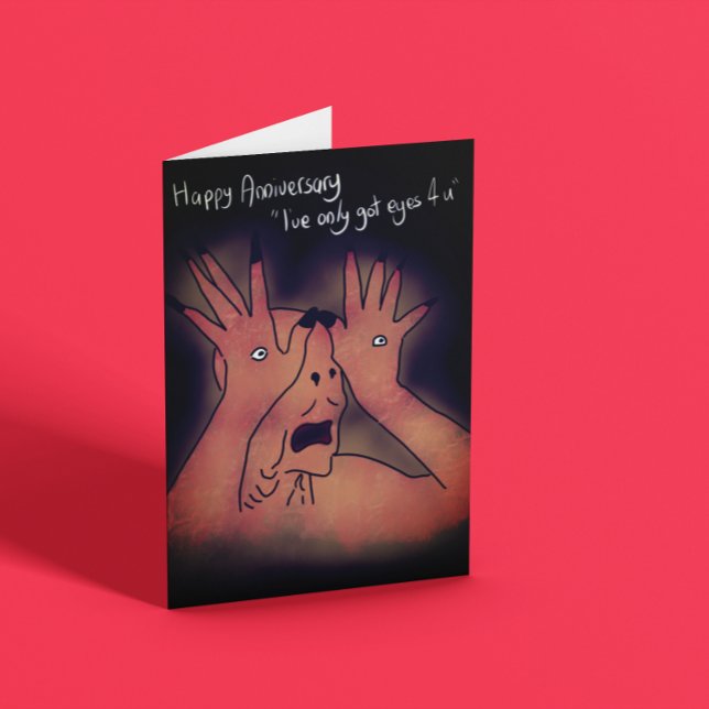 Cartão Eu só tenho olhos para você Aniversário (Criador carregado)