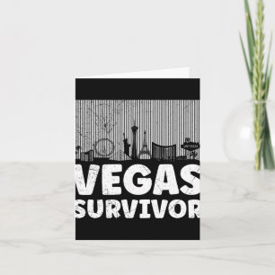 Cartão Eu Sobrevivi À Minha Viagem Para Las Vegas