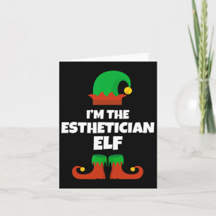 Cartão Eu sou a família de Elf esteticista.