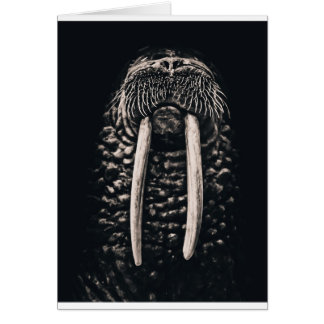 Cartão Eu sou a morsa