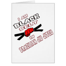 Eu sou cinturão negro no brasileiro Jiu Jitsu.