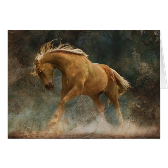 Cartão Eu sou dourado (Frente Horizontal)