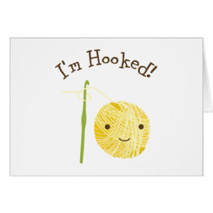 Cartão Eu sou enganchado!