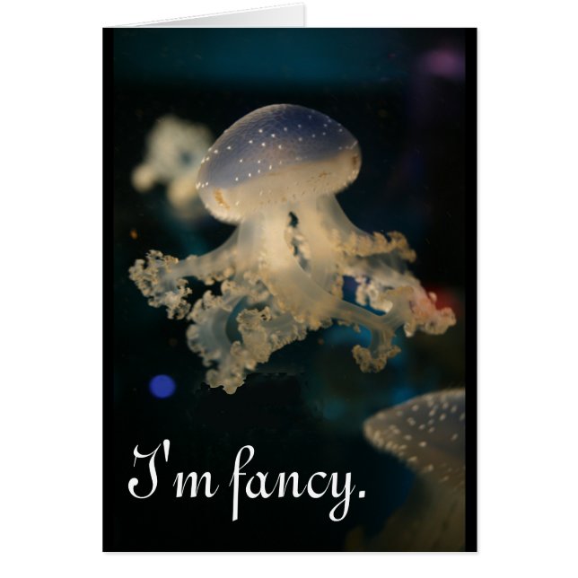 Cartão Eu sou extravagante (Frente)