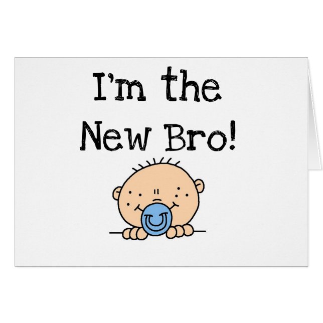 Cartão Eu sou o Bro novo (Frente Horizontal)