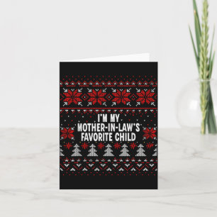 Cartão Eu Sou o Filho Favorito da Minha Sogra Engraçado N