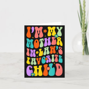 Cartão Eu Sou o Filho Favorito da Minha Sogra Humor Famil