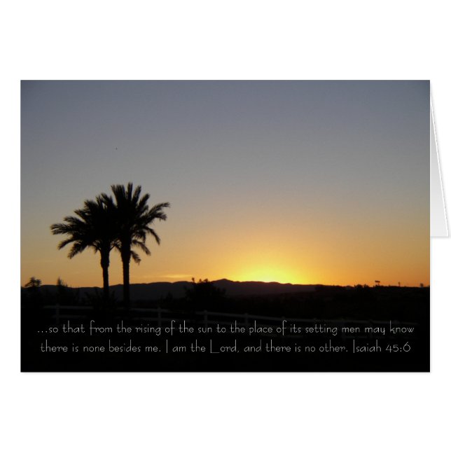 Cartão Eu sou o Lorde Sunset (Frente Horizontal)