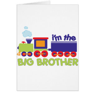 Cartão Eu sou o t-shirt do trem do big brother