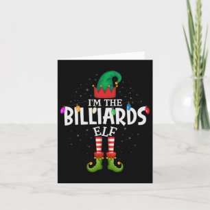 Cartão Eu Sou Os Billiards Que Correspondem À Família De