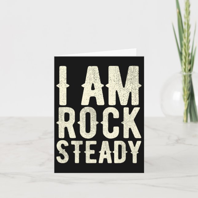 Cartão Eu sou Rock Steady Boxing Beat Parkinson (Frente)