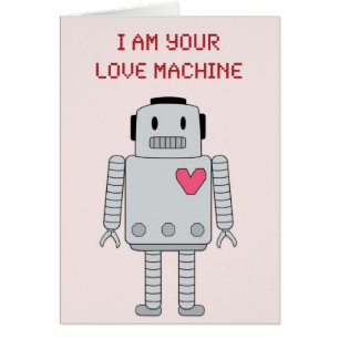 Cartão Eu sou sua máquina do amor