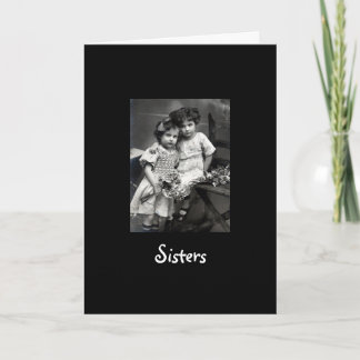 Cartão Eu sou tão contente você é minha irmã