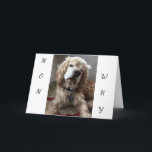 CARTÃO "EU SOU UM CACHORRO SORTUDO" PARA TER **VOCÊ** MÃE<br><div class="desc">NO ANIVERSÁRIO DELA DEIXE ELA SABER COMO ****FELIZ*** VOCÊ VAI TER "ELA PARA UMA MÃE"</div>