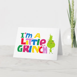 Cartão Eu sou um Grinch Colorido Gráfico