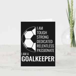 Cartão Eu Sou Um Guardião - Futebol Goalie