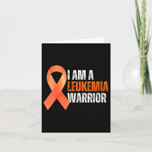 Cartão Eu Sou Um Guerreiro De Leucemia Que Conhece Cancer